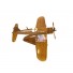 F4U-4 Corsair Natural Mohogany Wood : Military Aircraft Model