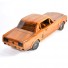 Ford Mustang 1964 - Handcrafted Mahogany Wood Model Car - Wooden Car