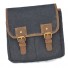 Bicycle Canvas Bag - Handlebar Handcrafted Waxed Canvas + Leather