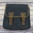 Bicycle Canvas Bag - Handlebar Handcrafted Waxed Canvas + Leather