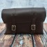 Bicycle Tool Bag Genuine Leather Vintage Bicycle - Cherry