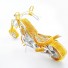 Harley-Davidson Wire Art Motorcycle Model - Gold