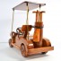 Wooden Golf Cart Mahogany : Gift for Golf lovers