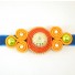 Soutach Large Rakhi Red Color - Handmade rakhi