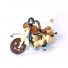 Wooden BMW Motorcycle Model 