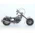 Harley Davidson : Motorcycle Model 30cm Metal Sculpture - Gray Medium