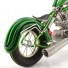 Wire Art Motorcycle Green - Handmade Aluminium Wire Art Sculpture