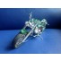 Wire Art Motorcycle Green - Handmade Aluminium Wire Art Sculpture