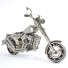 Harley Davidson Recycled Metal Art Sculpture 26cm