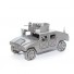 Military Humvee (Gray) Recycled Scrap Metal Sculpture