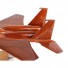 F-15E Strike Eagle Wooden Model - Military Aircraft Mahogany