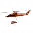 Sikorsky S-76 Natural Mohogany Wood