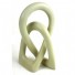 NATURAL SOAPSTONE 6-INCH LOVER'S KNOT 