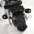 Harley-Davidson Aluminium Wire Art Sculpture Motorcycle Model - Black