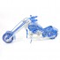 Wire Art Motorcycle Model - Blue