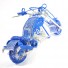 Harley-Davidson Wire Art Motorcycle Model - Blue