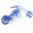 Harley-Davidson Wire Art Motorcycle Model - Blue
