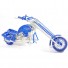 Harley-Davidson Wire Art Motorcycle Model - Blue