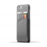 Leather Wallet Case for iPhone 6(s) - Gray Color