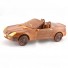 Mercedes Wooden Car Model - Mahogany Wood