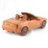 Mercedes Wooden Car Model - Mahogany Wood