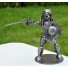 Predator with shield and sword sculpture 