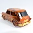 Mini Cooper wooden model car