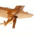 North American P-51 Mustang Fighter jet scale wooden model 