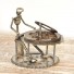 Piano Player with grand piano : Metal Sculpture