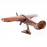 Piper J-3 Cub Aircraft Wooden Model replica | Natural Mahogany Model