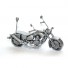 Police Motorcycle Metal Art Sculpture