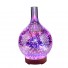 Ultrasonic Glass Aromatherapy Diffuser Humidifier - 3D Firework Light Effect