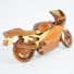 Racing Wooden Motorcycle Model : Multicoloured Racing Bike