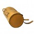 Genuine Leather Bicycle Round Saddle Bag Utility Tool Bag - Tan