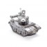 Military Tank (Gray) Model - Scrap Metal Art Sculpture