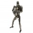 Terminator with Gun T-800 robot metal sculpture