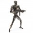 Terminator with Gun T-800 robot metal sculpture