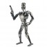 Terminator T-800 Arnold schwarzenegger robot metal sculpture stainless