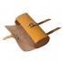 Tan Genuine Leather Bike Saddle Bag Utility Tool Bag