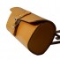 Genuine Leather Bike Saddle Bag Utility Tool Bag - Tan