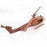 May bay UH-1 Bell Huey helicopter Handcrafted Wooden