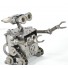 Wall E Robot (13cm) Recycled Metal Sculpture Model : Handmade