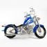 Handmade Aluminium Wire Art Sculpture Motorcycle (Blue)